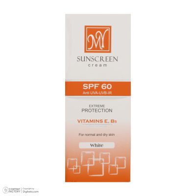 کرم ضدآفتاب بی‌رنگ مای SPF60 مدل Extreme Protection، مناسب پوست‌های نرمال تا خشک، حجم 50 میلی‌لیتر