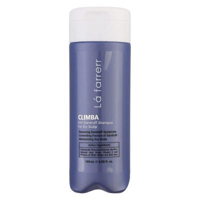شامپو ضد شوره لافارر مخصوص موهای خشک و زبر مدل CLIMBA حجم 180 میلی‌لیتر