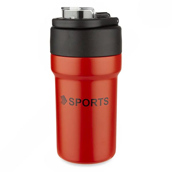 ماگ سفری مدل استیل دوجداره کد SPORTS NEW P گنجایش 0.5 لیتر