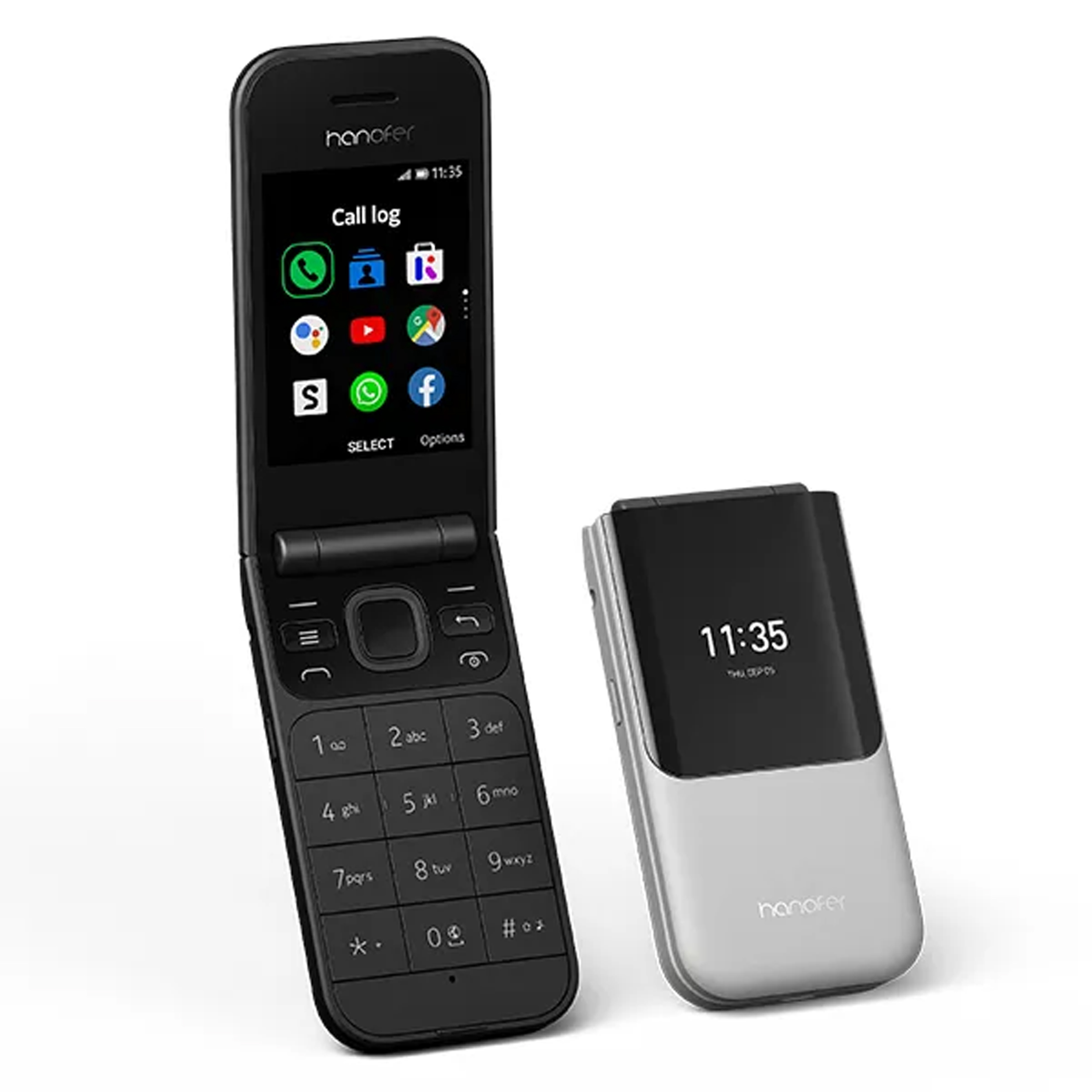 گوشی موبایل هانوفر مدل 2760 Flip دو سیم کارت ظرفیت 128 مگابایت و رم 128 مگابایت گوشی موبایل هانوفر مدل 2760 Flip دو سیم کارت ظرفیت 128 مگابایت و رم 128 مگابایت