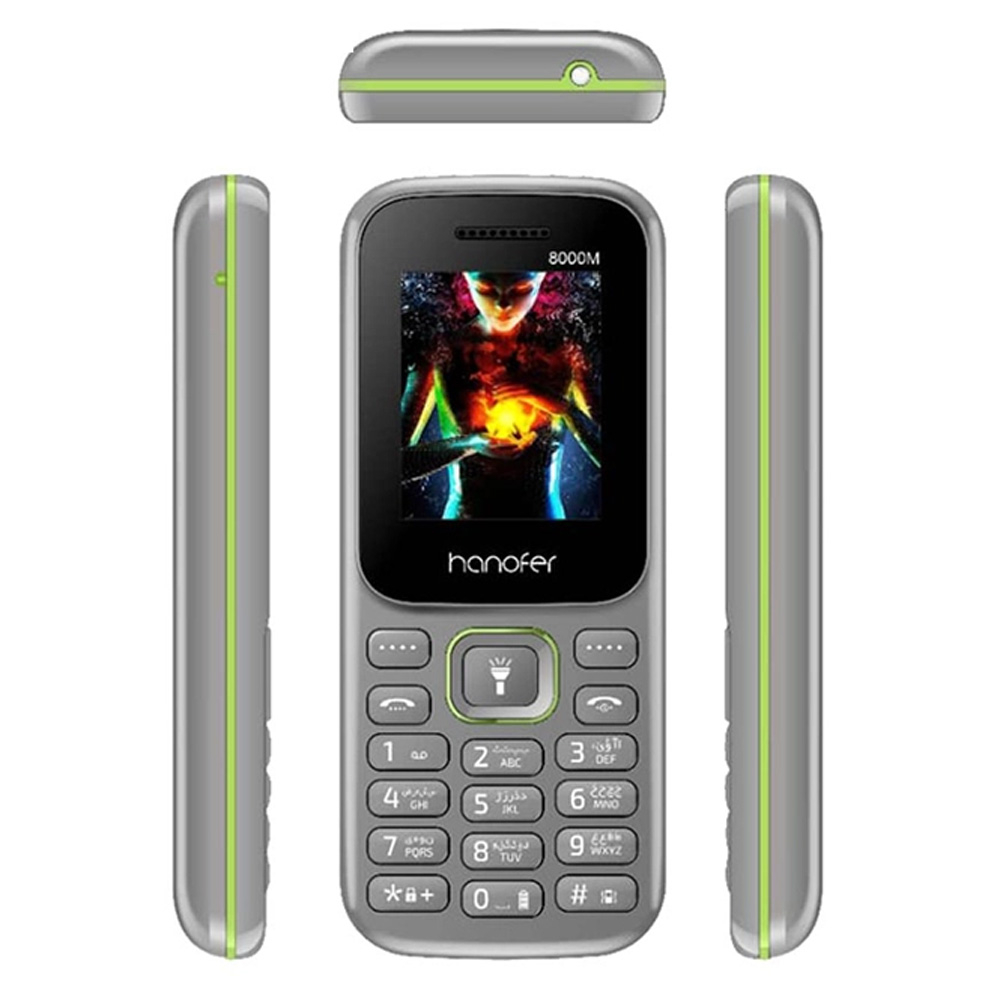گوشی موبایل هانوفر مدل 8000M ظرفیت 32 مگابایت گوشی موبایل هانوفر مدل 8000M ظرفیت 32 مگابایت