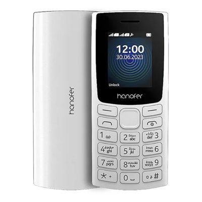 گوشی موبایل هانوفر مدل 106 2023 دو سیم کارت ظرفیت 32 مگابایت و رم 24 مگابایت