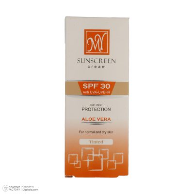 کرم ضدآفتاب رنگی مای مدل SPF30، مناسب پوست‌های خشک و معمولی، حجم 50 میلی‌لیتر