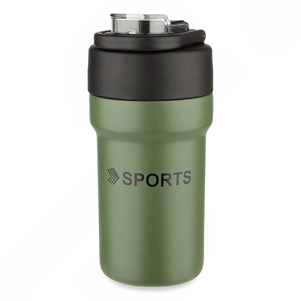 ماگ سفری مدل استیل دوجداره کد SPORTS NEW P گنجایش 0.5 لیتر