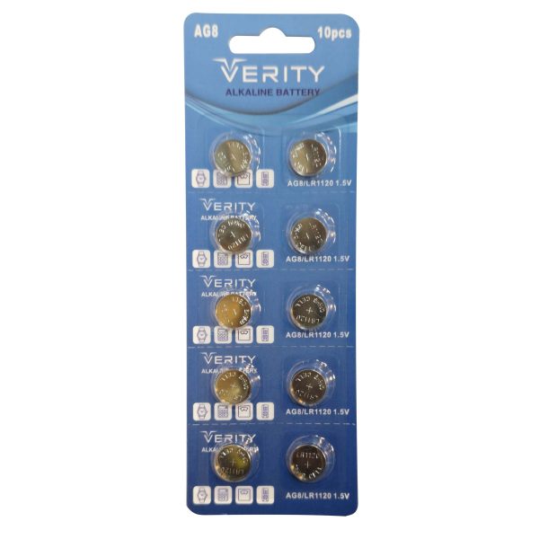 باتری ساعت وریتی مدل AG8-LR1120-391-SR1120-191 بسته 10 عددی