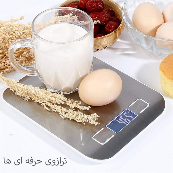ترازو آشپزخانه دیجیتال پاجی مدل P10KG حداکثر ظرفیت قابل اندازه‌گیری 10 کیلوگرم با دقت اندازه‌گیری 1 گرم