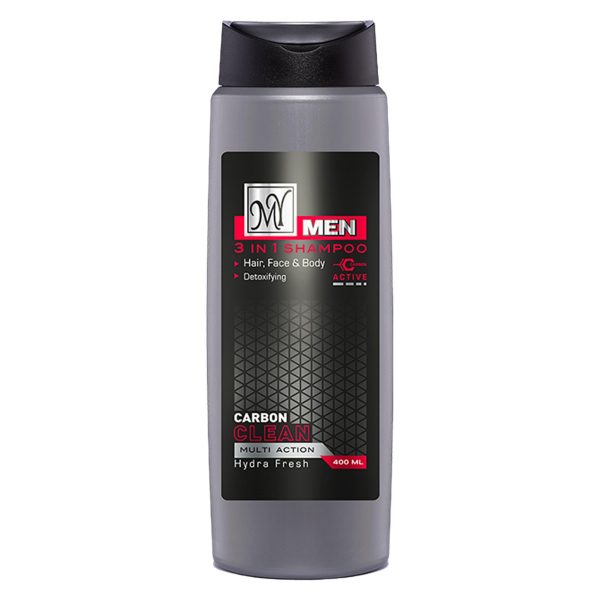 شامپو سر، صورت و بدن آقایان مای مدل Carbon Clean حجم 400 میلی لیتر
