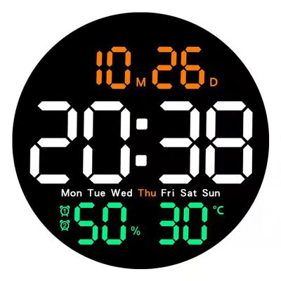 ساعت دیواری دیجیتال مدل ریموت کنترل دار کد DS-5501