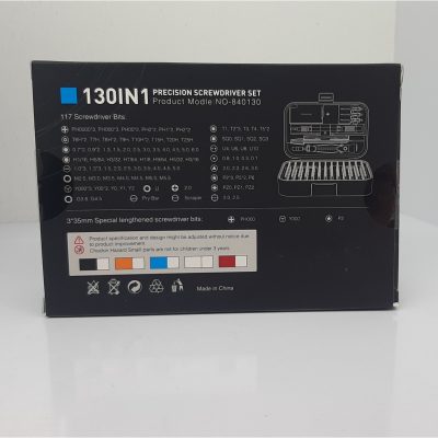 پیچ گوشتی مدل NO-840130 بسته 130 عددی