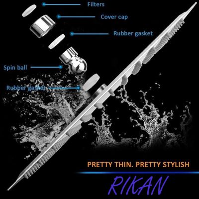 علم دوش حمام ریکان مدل یونیورست استیل سوبان