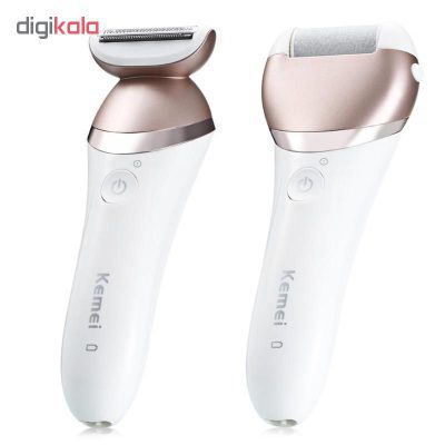 ماشین اصلاح موی بدن، ماساژور و برس پاک‌سازی صورت کیمی مدل KM-8001