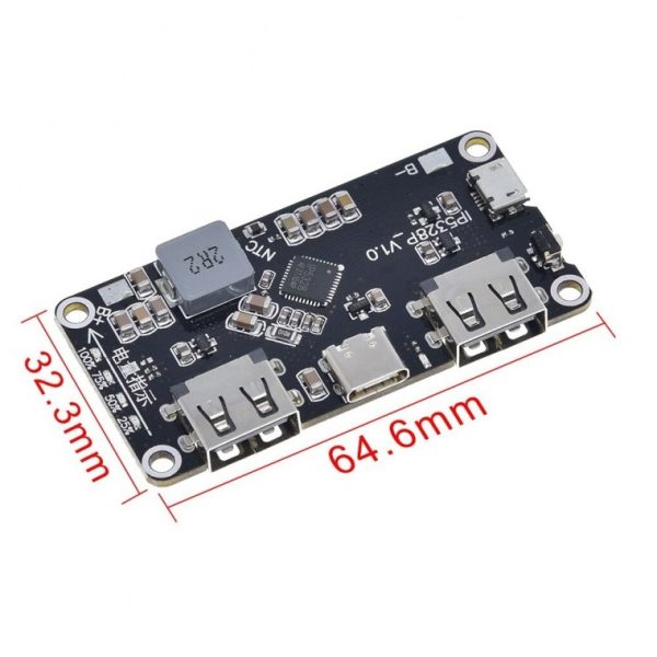 ماژول فست شارژ پاور بانک مدل IP5328P
