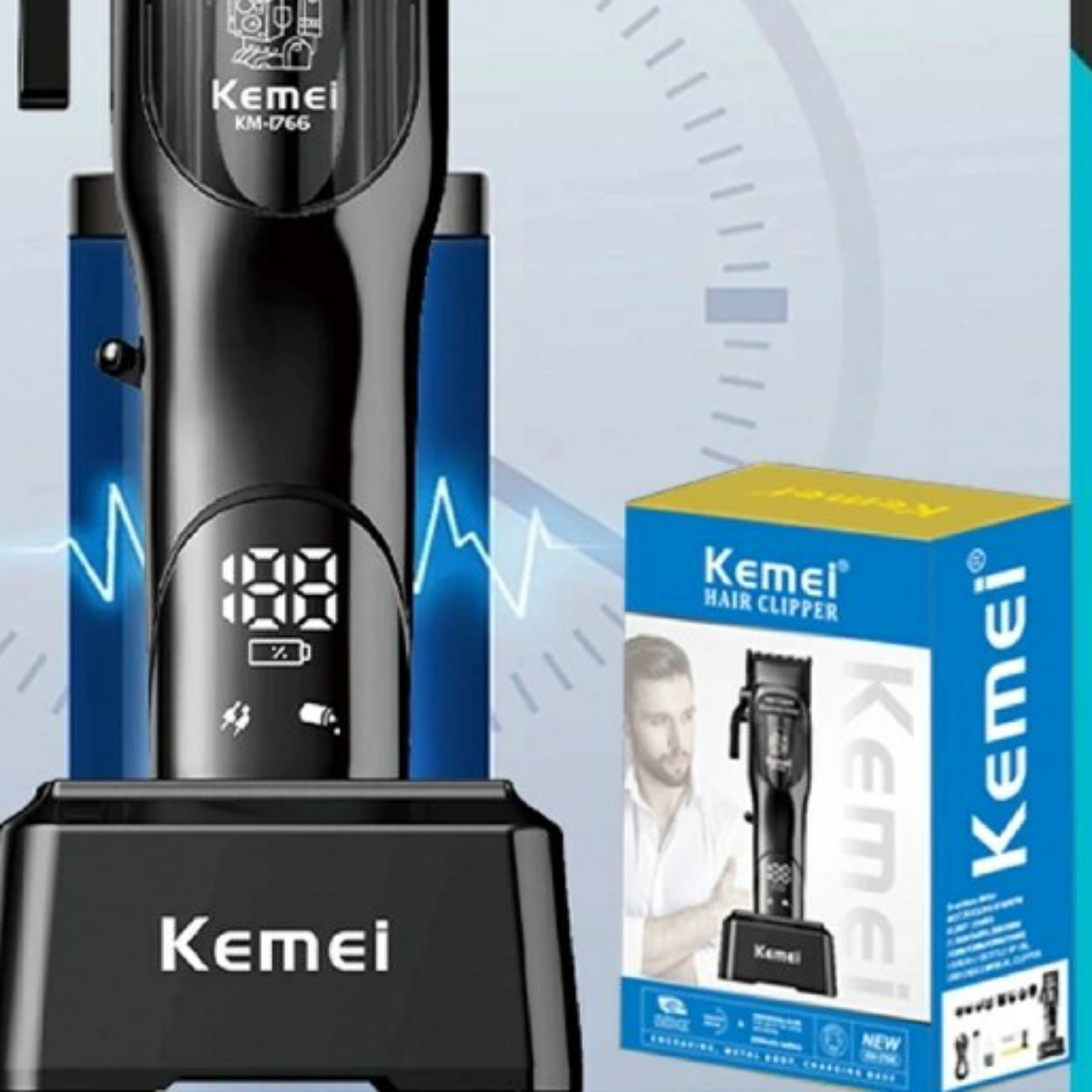 ماشین اصلاح موی سر و صورت کیمی مدل km-1766 ماشین اصلاح موی سر و صورت کیمی مدل km-1766