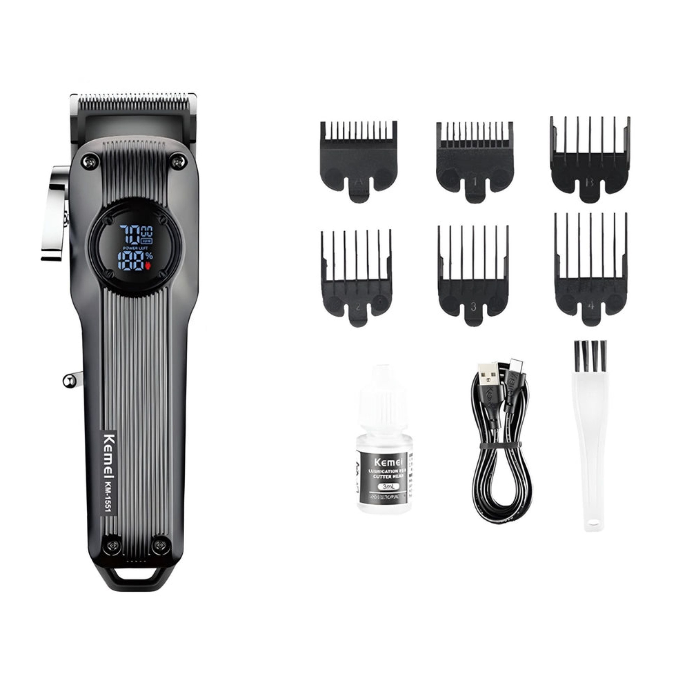 ماشین اصلاح موی سر و صورت کیمی مدل KM-1551 ماشین اصلاح موی سر و صورت کیمی مدل KM-1551