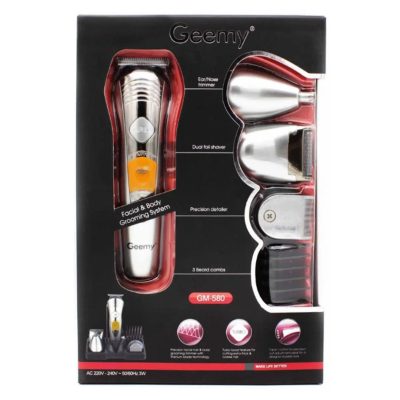 ست ماشین اصلاح موی صورت و بدن جیمی مدل GM-580
