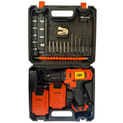 پیچ گوشتی شارژی جاب مدل JBE-3240 T مجموعه 45 عددی