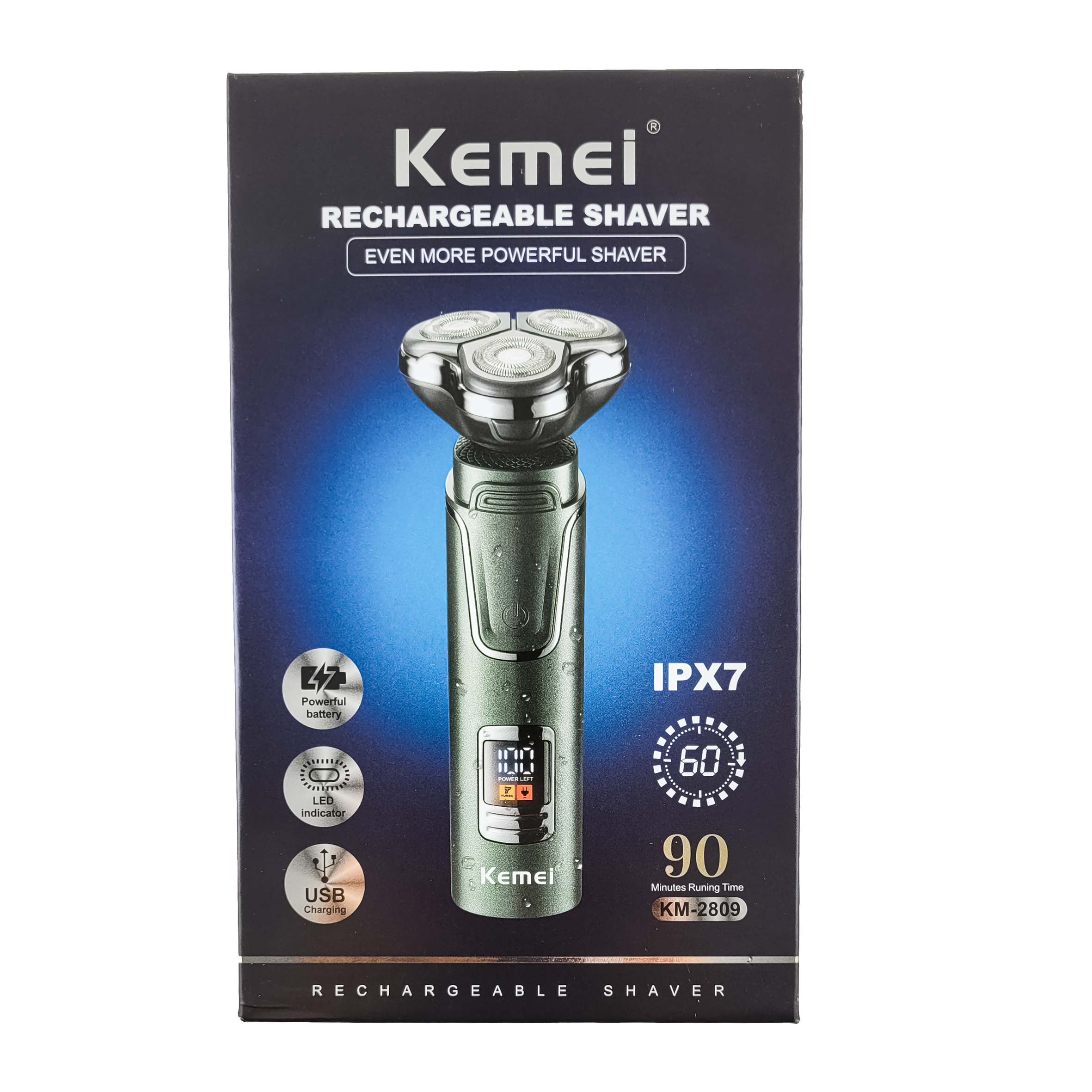 ماشین اصلاح موی صورت کیمی مدل KM-2809 ماشین اصلاح موی صورت کیمی مدل KM-2809