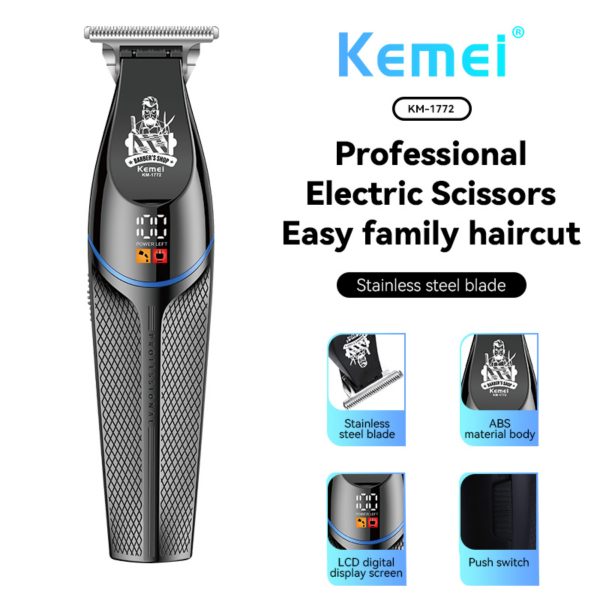 ماشین اصلاح موی سر و صورت شارژی کیمی مدل KM-1772