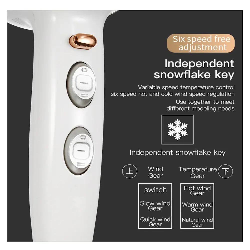 سشوار حرفهای وی جی ار مدل V-414، موتور AC با توان مصرفی 2200 وات، دارای فناوری تولید یون، دارای حلقه آویختن، با حالت صافکننده و حجمدهنده، وزن 802 گرم، تنظیم حرارت 3 حالته و کنترل سرعت 2 حالته، به همراه 3 عدد سری متمرکزکننده سشوار حرفهای وی جی ار مدل V-414، موتور AC با توان مصرفی 2200 وات، دارای فناوری تولید یون، دارای حلقه آویختن، با حالت صافکننده و حجمدهنده، وزن 802 گرم، تنظیم حرارت 3 حالته و کنترل سرعت 2 حالته، به همراه 3 عدد سری متمرکزکننده