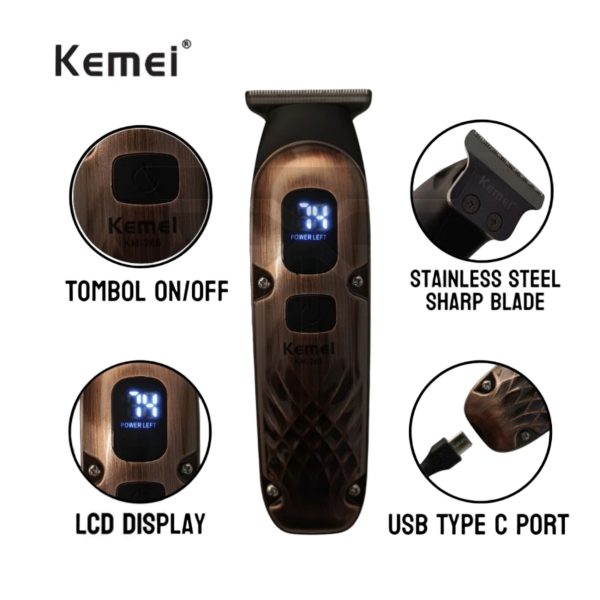 ماشین اصلاح موی سر و صورت کیمی مدل km-286