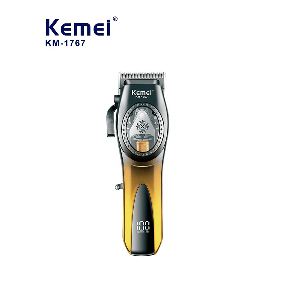 ماشین اصلاح موی سر و صورت شارژی کیمی مدل KM-1767 ماشین اصلاح موی سر و صورت شارژی کیمی مدل KM-1767