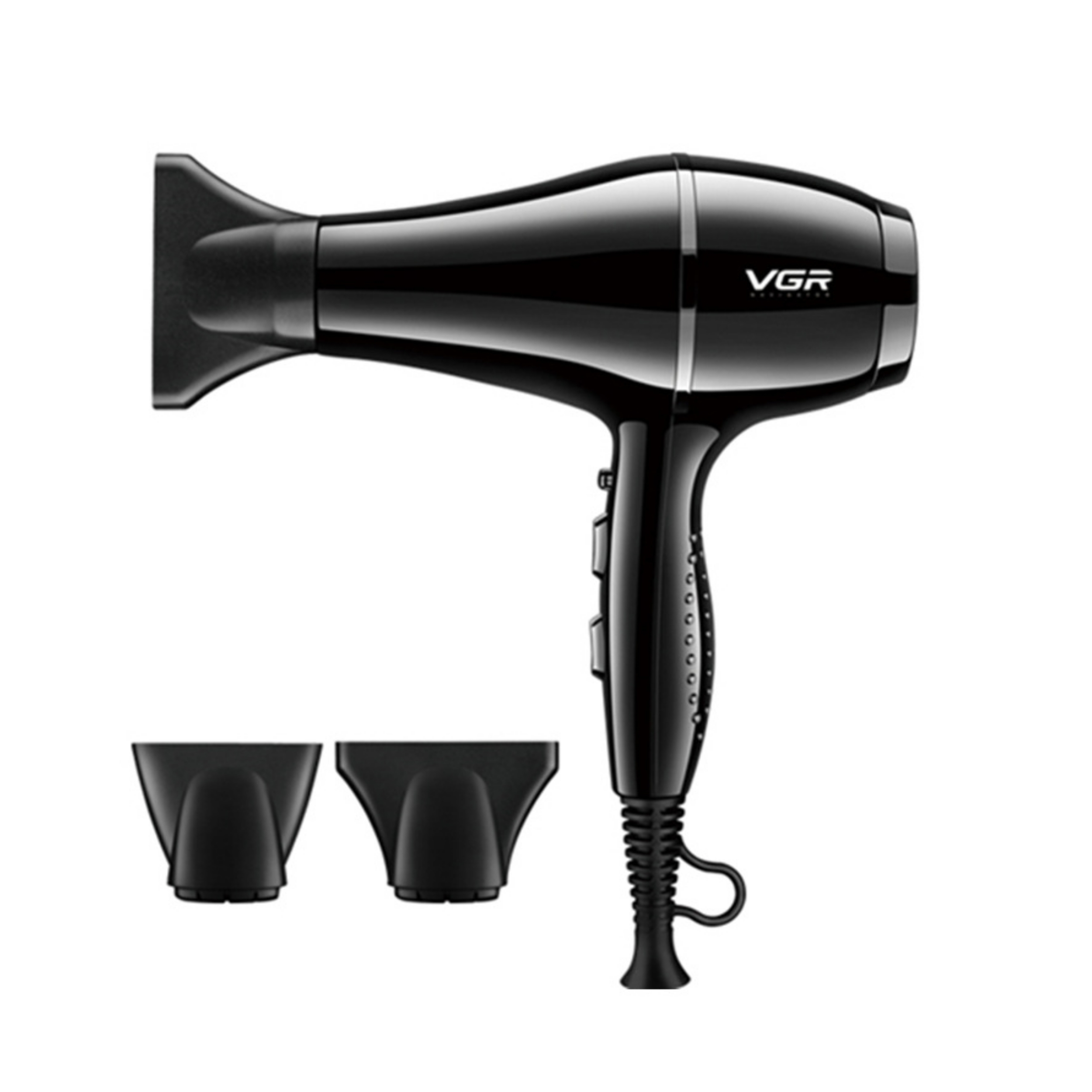 سشوار حرفهای وی جی ار مدل V-414، موتور AC با توان مصرفی 2200 وات، دارای فناوری تولید یون، دارای حلقه آویختن، با حالت صافکننده و حجمدهنده، وزن 802 گرم، تنظیم حرارت 3 حالته و کنترل سرعت 2 حالته، به همراه 3 عدد سری متمرکزکننده سشوار حرفهای وی جی ار مدل V-414، موتور AC با توان مصرفی 2200 وات، دارای فناوری تولید یون، دارای حلقه آویختن، با حالت صافکننده و حجمدهنده، وزن 802 گرم، تنظیم حرارت 3 حالته و کنترل سرعت 2 حالته، به همراه 3 عدد سری متمرکزکننده