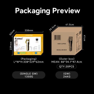 ماشین اصلاح موی سر و صورت کیمی مدل km-8539