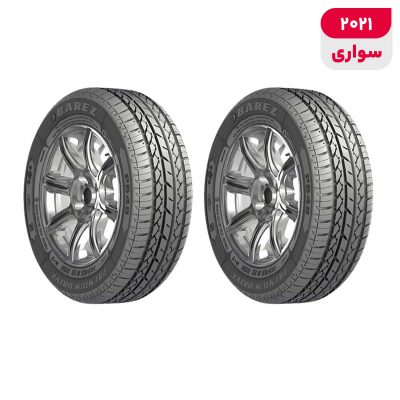 لاستیک خودرو بارز مدل P648 سایز 13 / 65 / 165 میلی‌متر تولید سال 2021 - 2 حلقه