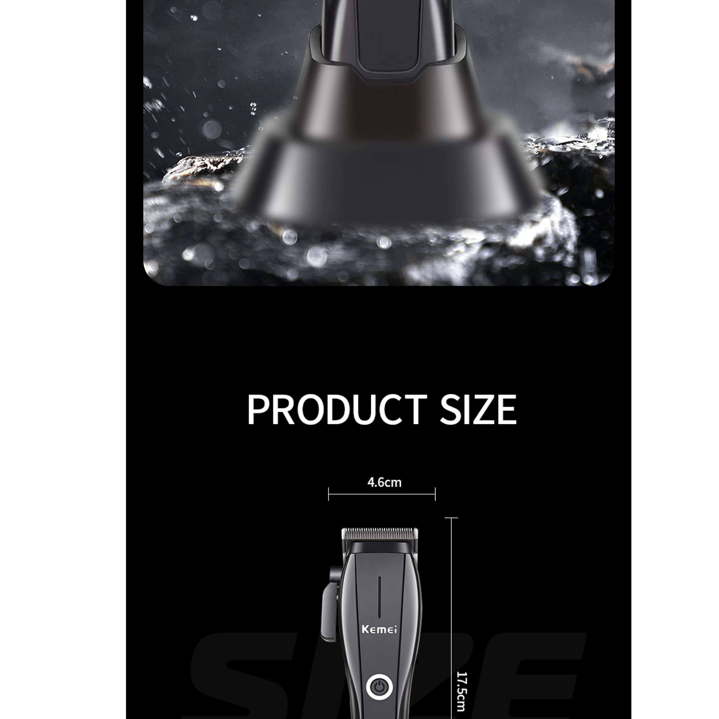 ماشین اصلاح موی سر و صورت کیمی مدل KM-2295 ماشین اصلاح موی سر و صورت کیمی مدل KM-2295