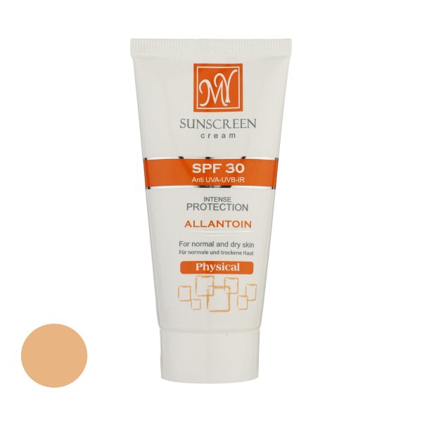 کرم ضدآفتاب رنگی مای مدل SPF30، مناسب پوست‌های نرمال و خشک، حجم 50 میلی‌لیتر
