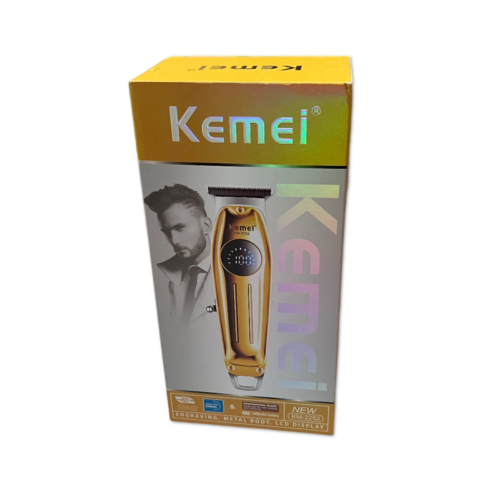 ماشین اصلاح موی صورت شارژی کیمی مدل KM-2252 ماشین اصلاح موی صورت شارژی کیمی مدل KM-2252