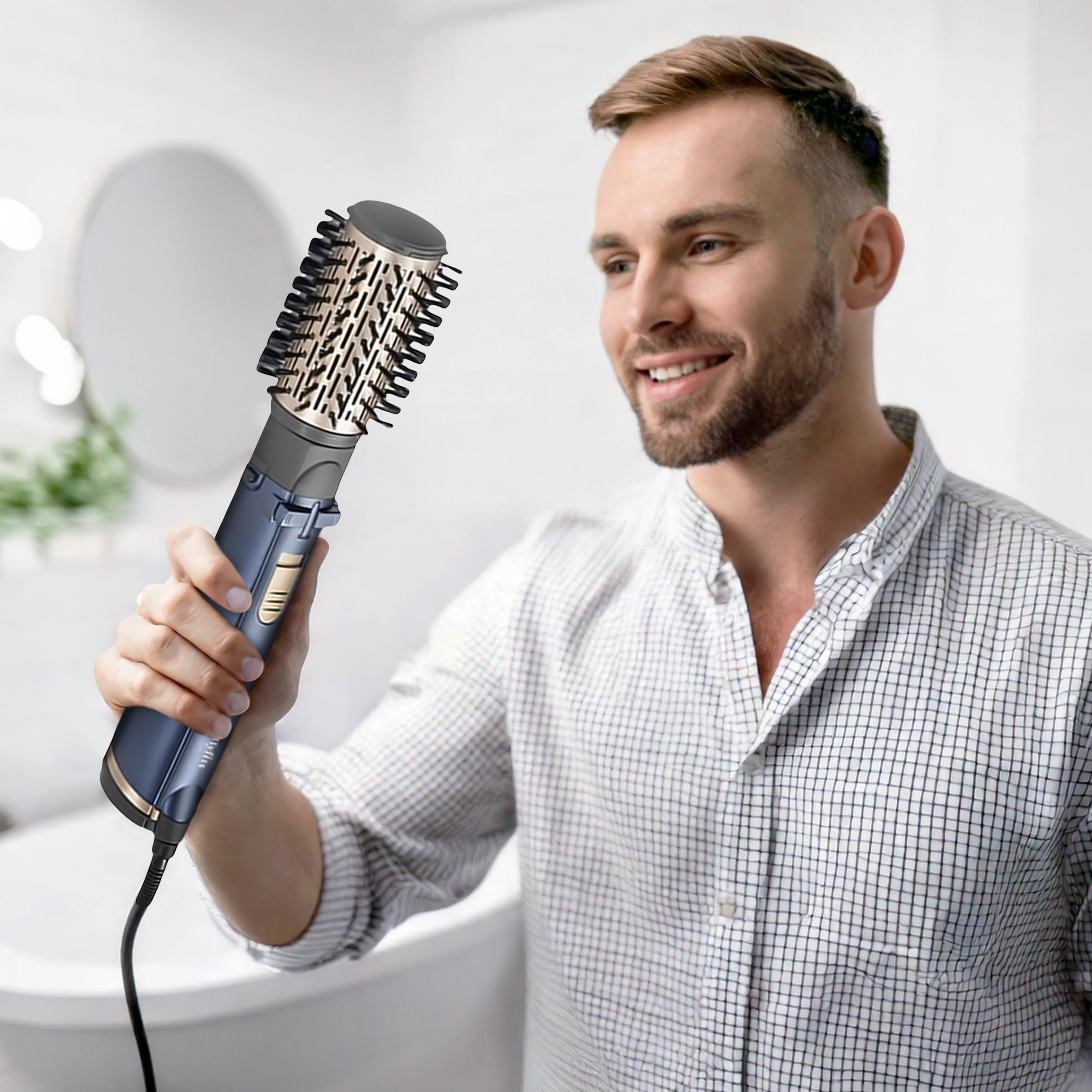 سشوار برس دار چرخشی بابیلیس مدل AS966ROE سشوار برس دار چرخشی بابیلیس مدل AS966ROE