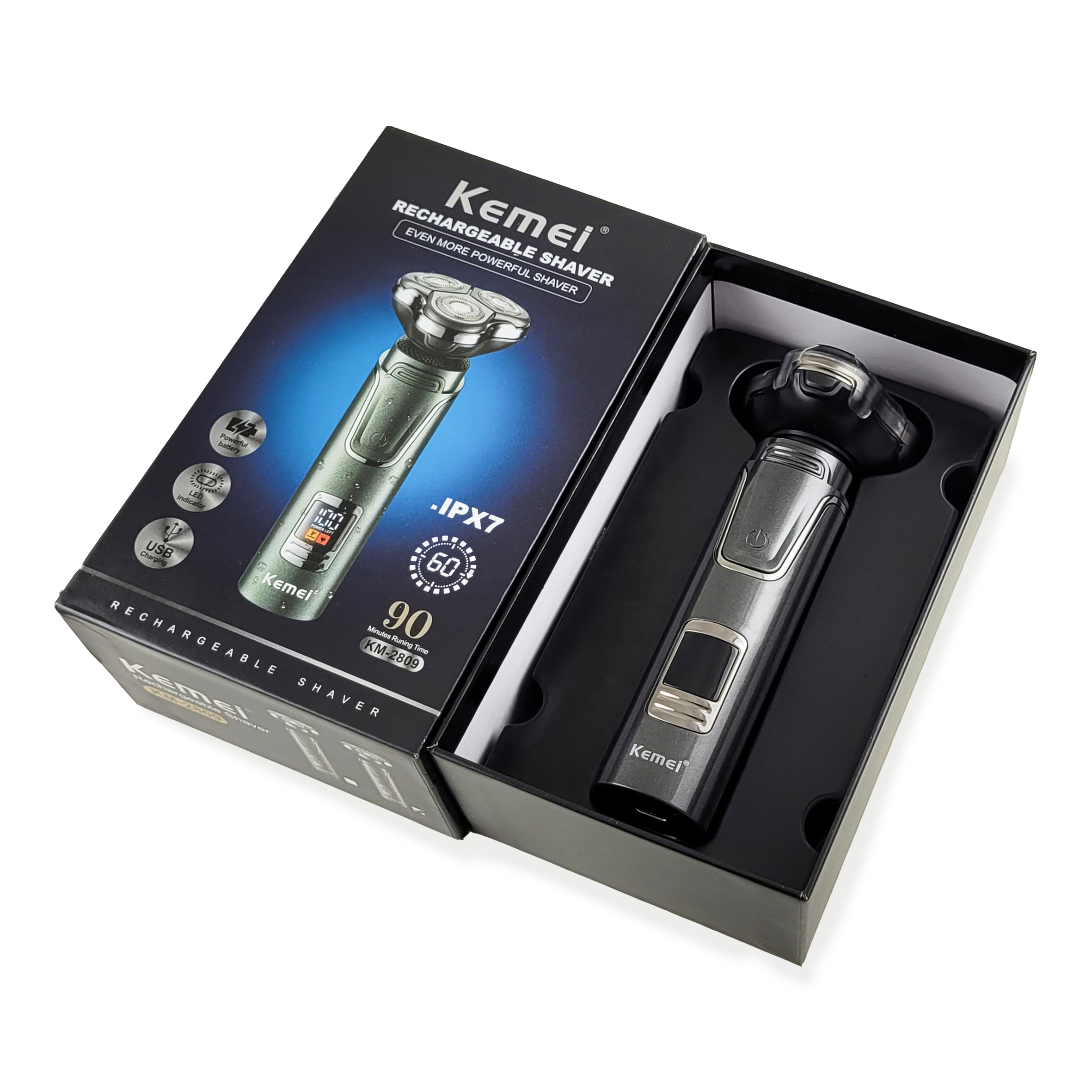 ماشین اصلاح موی صورت کیمی مدل KM-2809 ماشین اصلاح موی صورت کیمی مدل KM-2809