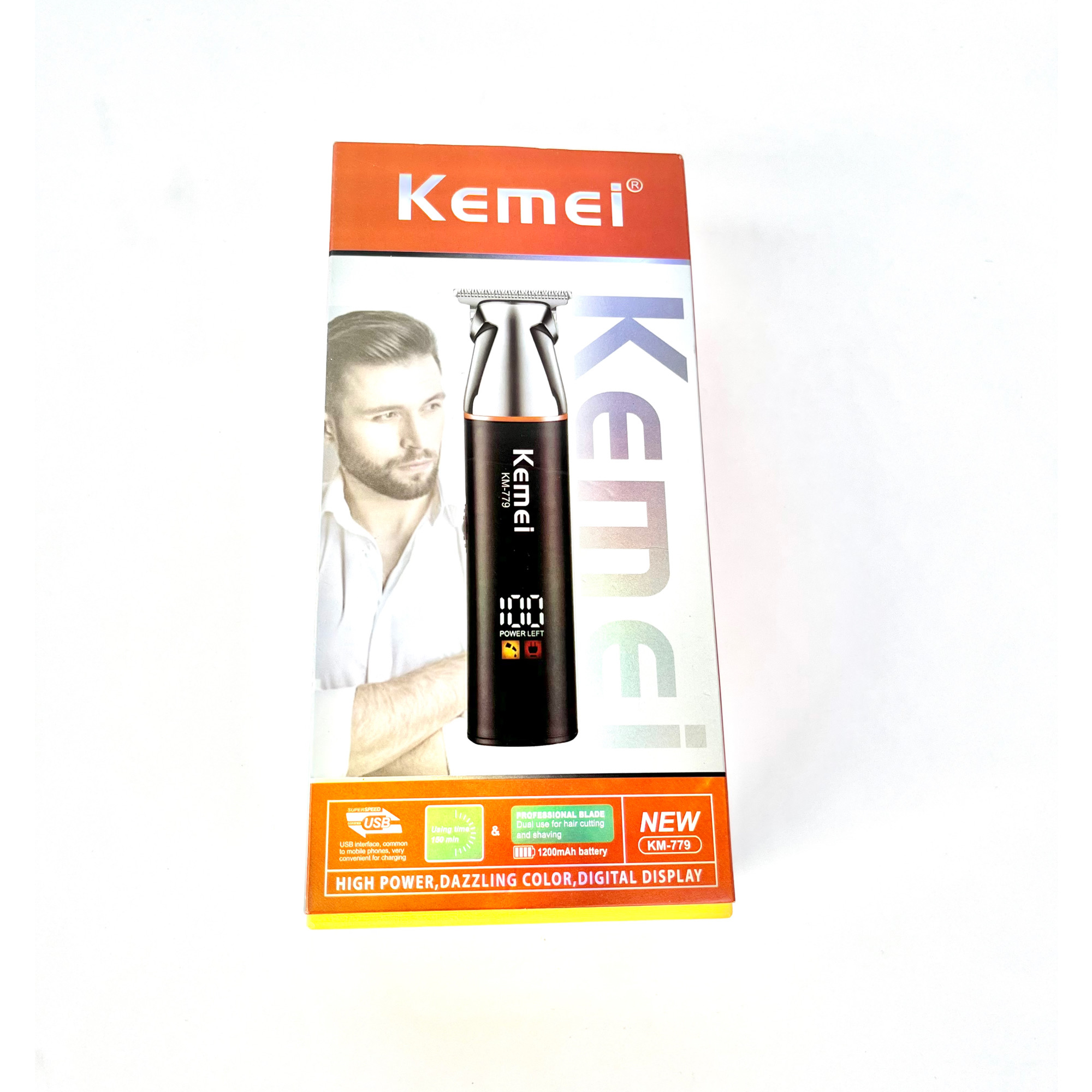 ماشین اصلاح موی سر و صورت کیمی مدل KM-779 ماشین اصلاح موی سر و صورت کیمی مدل KM-779