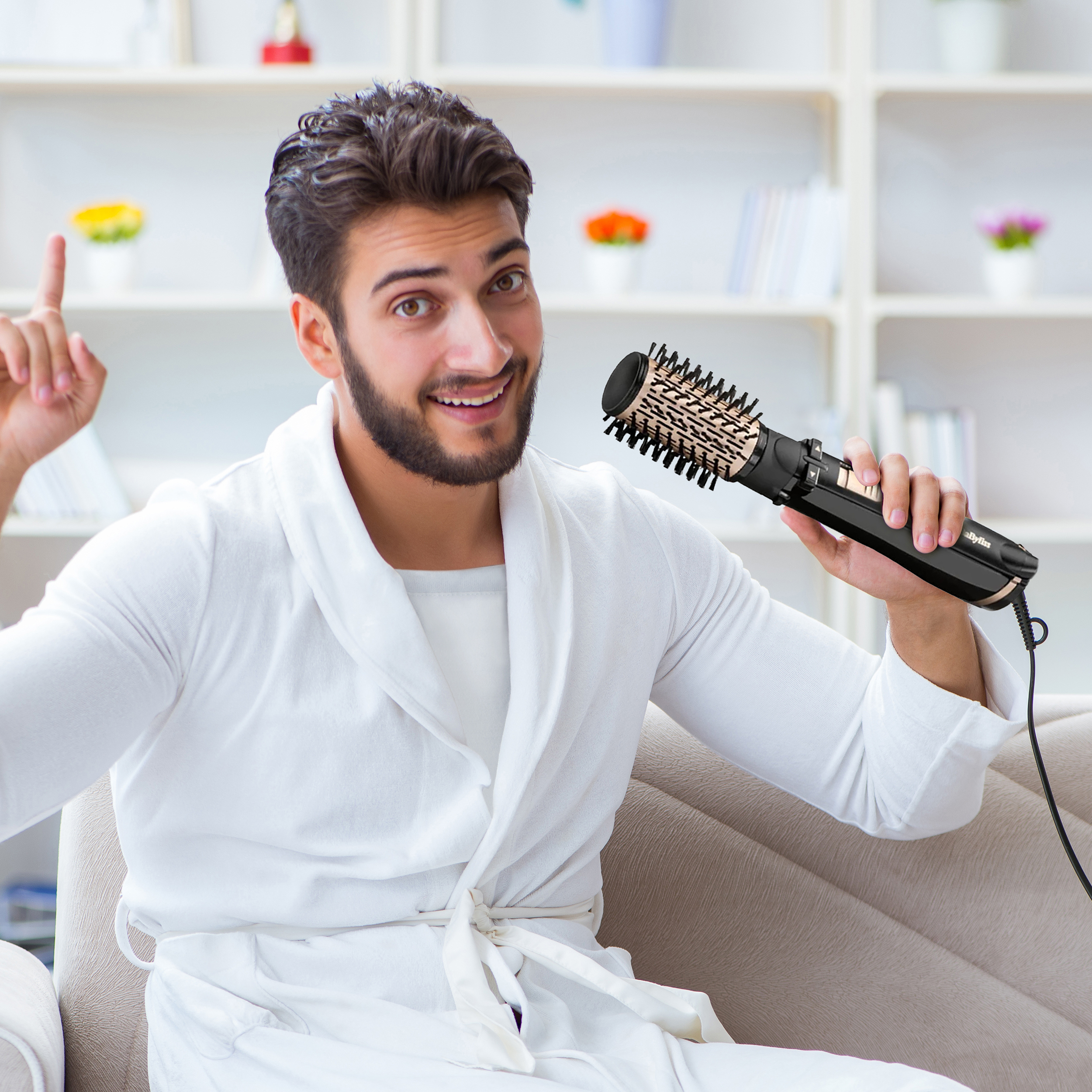 سشوار برس دار چرخشی بابیلیس مدل AS962E سشوار برس دار چرخشی بابیلیس مدل AS962E