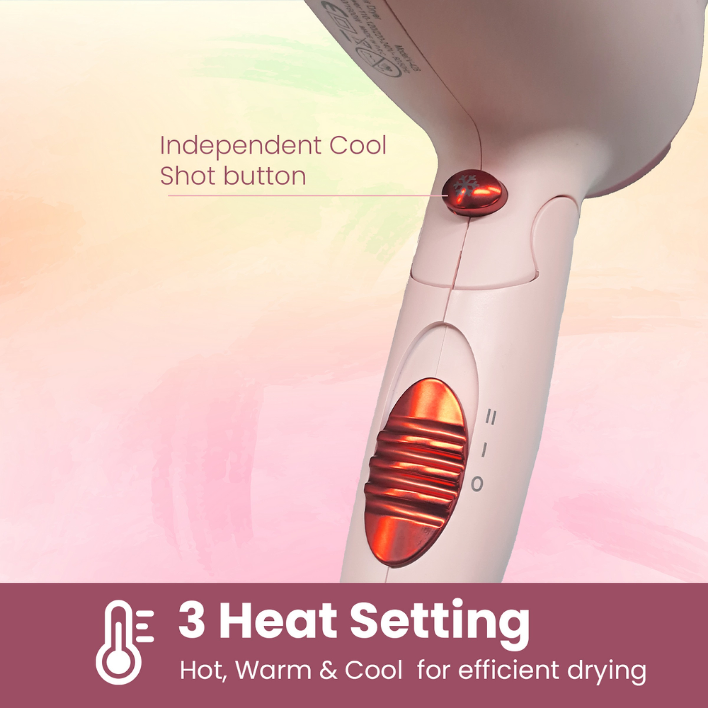 سشوار مسافرتی وی جی ار مدل V-428 سشوار مسافرتی وی جی ار مدل V-428