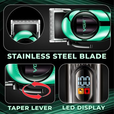 ماشین اصلاح موی سر و صورت وی جی ار مدل v-166