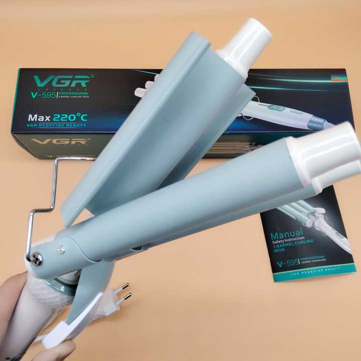 فر کننده و حالت دهنده مو وی جی ار مدل V-595 فر کننده و حالت دهنده مو وی جی ار مدل V-595