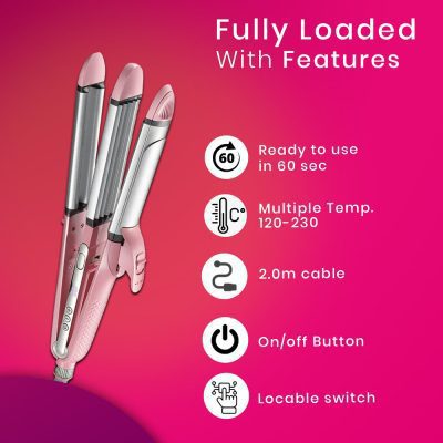 اتو و حالت دهنده ی مو وی جی ار مدل V-563