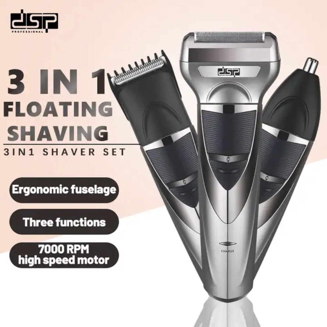 ماشین اصلاح موی سر و صورت دی اس پی مدل 60100 ماشین اصلاح موی سر و صورت دی اس پی مدل 60100