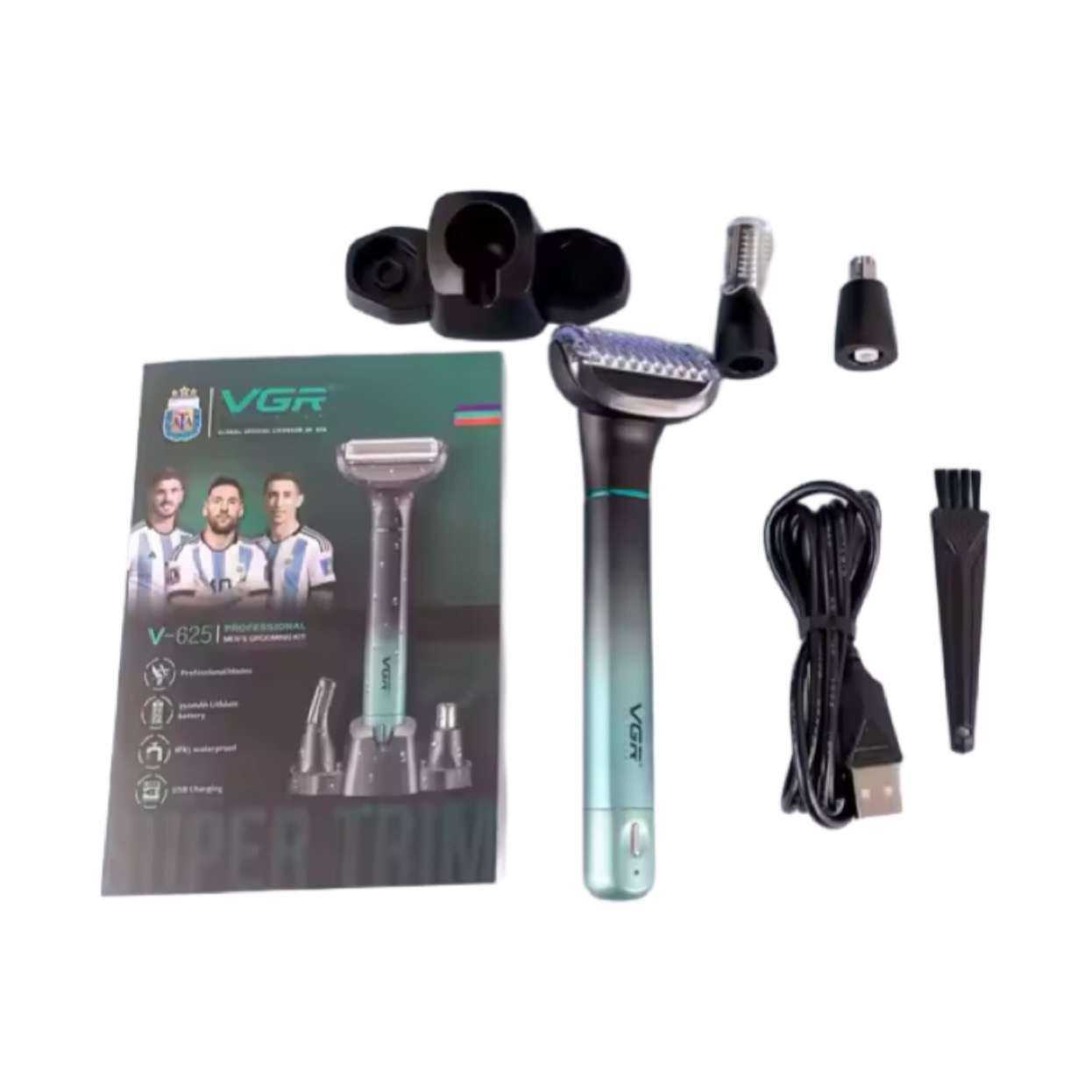 ماشین اصلاح موی بدن وی جی ار مدل V-625 ماشین اصلاح موی بدن وی جی ار مدل V-625