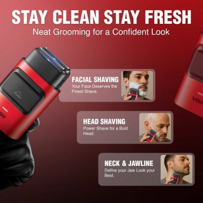 ماشین اصلاح موی صورت شارژی وی جی ار مدل V-307