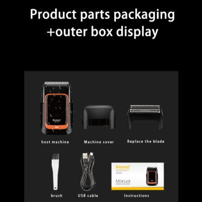 ماشین اصلاح موی صورت شارژی کیمی مدل KM-T375