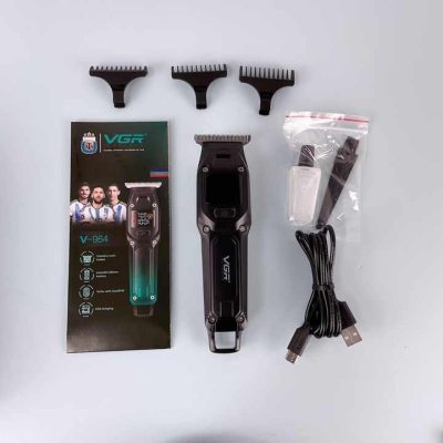 ماشین اصلاح موی سر و صورت شارژی وی جی ار مدل V-964