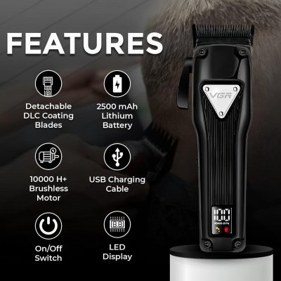 ماشین اصلاح موی سر وی جی ار مدل v-137