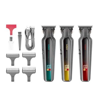 ماشین اصلاح موی سر و صورت شارژی وی جی ار مدل V-930