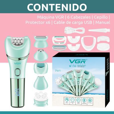 ماشین اصلاح موی بدن بانوان وی جی ار مدل V-756