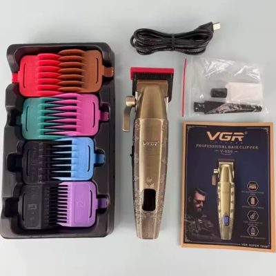 ماشین اصلاح موی سر و صورت شارژی وی جی ار مدل V-036