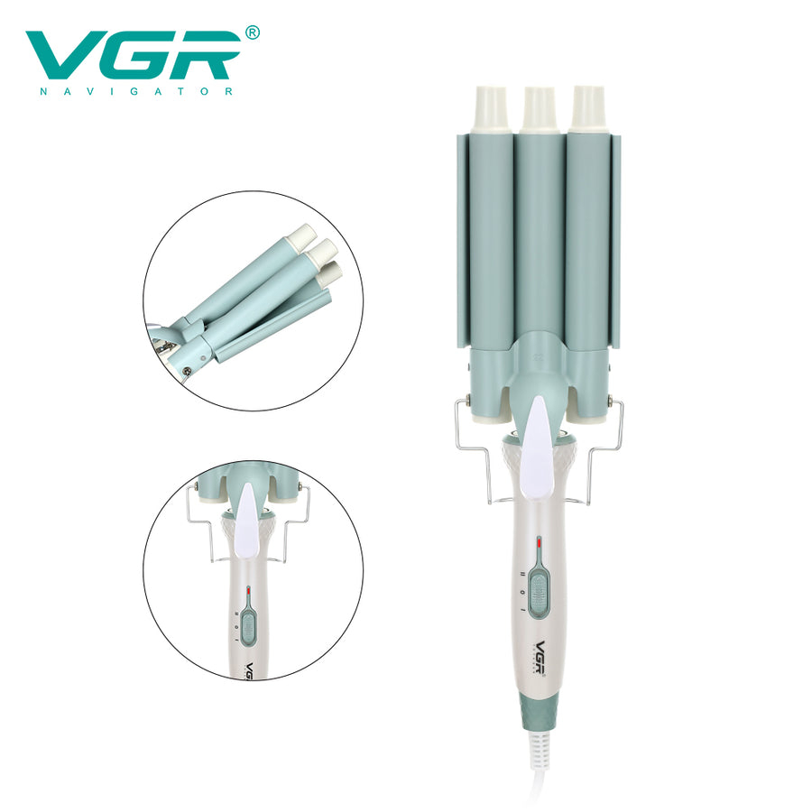 فر کننده و حالت دهنده مو وی جی ار مدل V-595 فر کننده و حالت دهنده مو وی جی ار مدل V-595