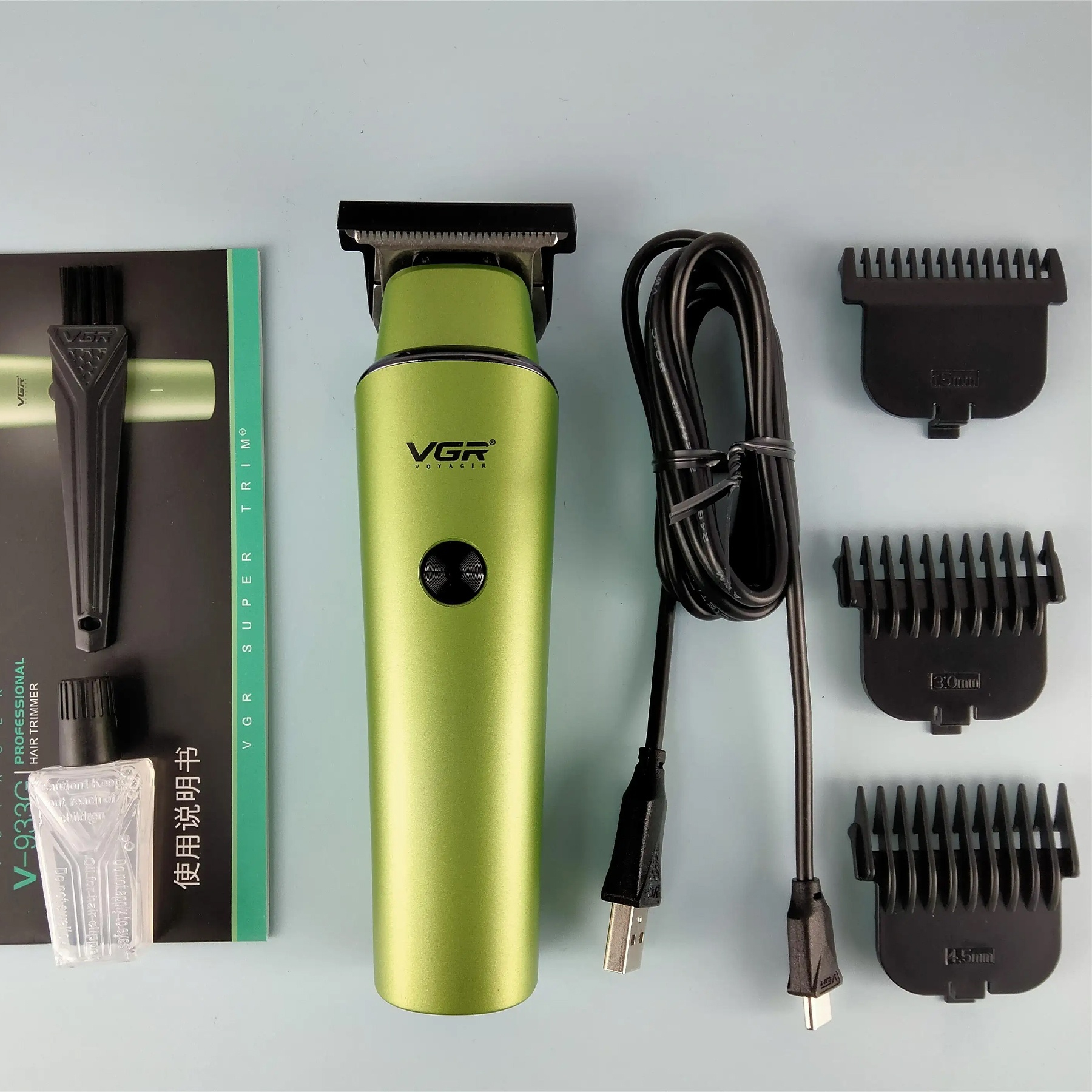 ماشین اصلاح موی سر و صورت وی جی ار مدل V-933 G ماشین اصلاح موی سر و صورت وی جی ار مدل V-933 G